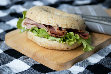 Traditional Jewish Bread , Bagel Sandwich