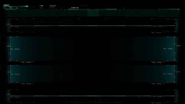  Futuristic motion graphic video with an animated digital data