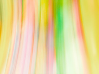 Freehand colorful pencil curves stroke blurred bokeh background