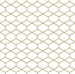Naklejka premium Seamless geometric pattern. Brown color. Average thickness lines.