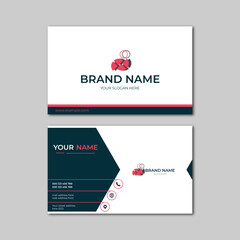elegant modern business card design template