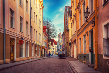 Fototapeta na wymiar Tallinn old town