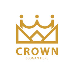 Creative Crown Logo Design Template