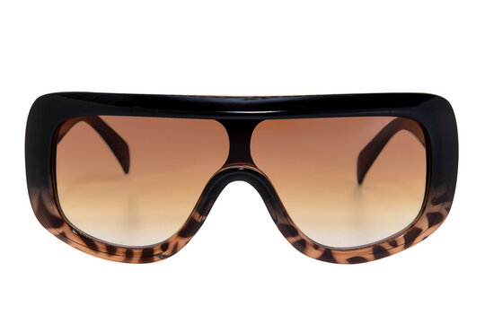Large Oversized Square Sunglasses Gradient Lens Thick Retro Frame Women toad frame glasses front view