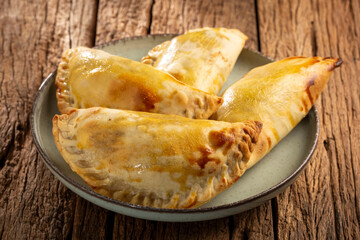 Tasty spicy meat empanadas. Argentine empanadas.