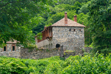 Fototapeta na wymiar Kvatakhevi a medieval Georgian Orthodox monastery in kartli