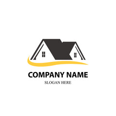 housing logo illustration, isolated design vector logo and icon on a white background.