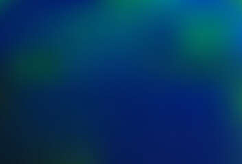 Dark BLUE vector modern bokeh pattern.