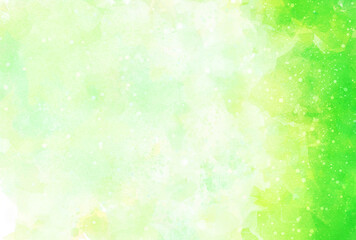 背景素材_水彩テクスチャ_黄緑