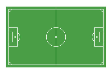 Soccer field vector background. Football field.
