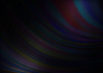 Dark BLUE vector template with lava shapes.