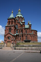 Fototapeta na wymiar Uspensky Cathedral, Helsinki, Finland