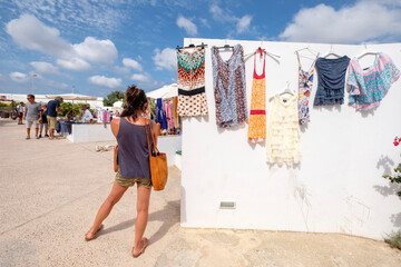 Mercado de segunda mano, Sant Francesc Xavier, Formentera, balearic islands, Spain