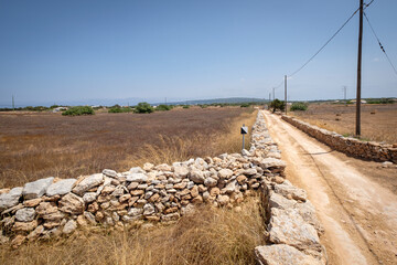 ruta rural de Sant Francesc al Pilar de la Mola, Formentera, balearic islands, Spain