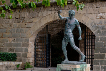 Es Foner, Llorenç Rosselló, 1898, Bronce., S'Hort del Rei, Palma, Mallorca, balearic islands,...