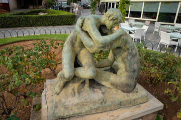 Font de l'amor,  Remigia Caubet, 1982.,Bronce, Paseo Mar&iacute;timo, Mallorca, balearic islands, Spain