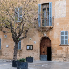 Fototapeta premium Rectoria de Llucmajor, casa señorial del siglo XVIII, Llucmajor, Mallorca, balearic islands, Spain