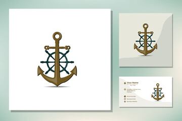 Nautical concept set of objects vector illustration