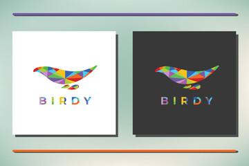 Bird Abstract Logo design vector 
