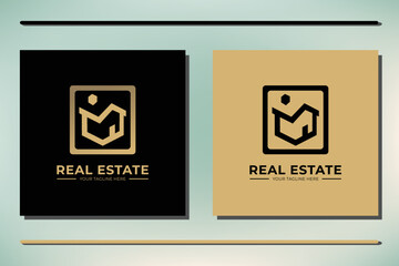 Real estate logo and business card template