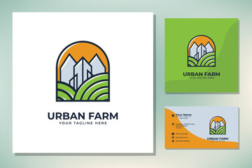 Fototapeta premium Urban Garden logo design
