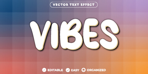 Vibes Text Effect,Fully Editable Font Text Effect