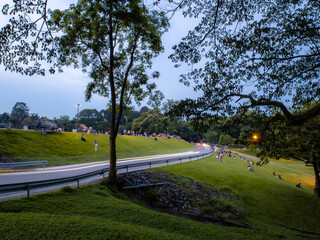 park in spring
