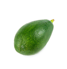 Avocado fruit isolated on white background.