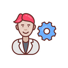 Business Support icon in vector. Logotype