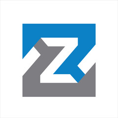 Vector Abstract Creative Initials Letter Z Logo Design Symbol Icon Template Vector Illustrations