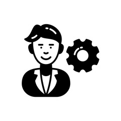 Business Support icon in vector. Logotype