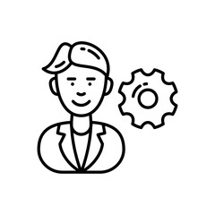 Business Support icon in vector. Logotype