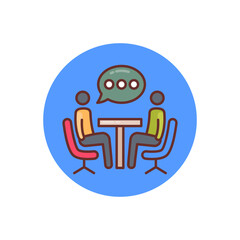 Business Consulting icon in vector. Logotype