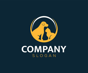 Modern Pet Logo. Pet Shop Logo Template