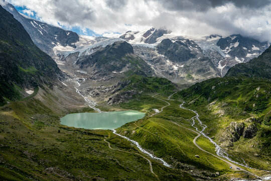 Schweiz, Sustenpass, Steinsee, Steingletscher, 