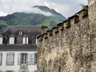 view of a medieval Templar French church