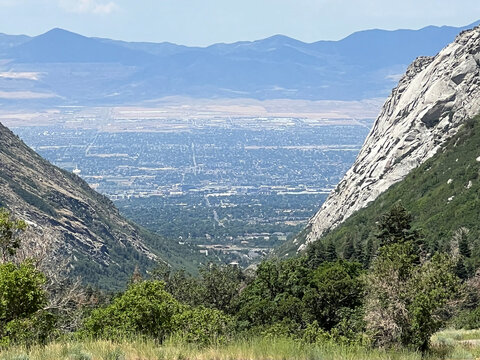 Little Cottonwood Canyon and Salt Lake Valley, Utah