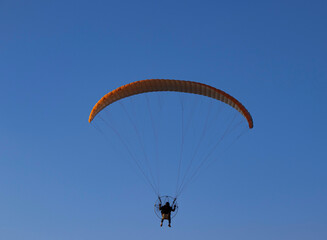 paraglider in the sky