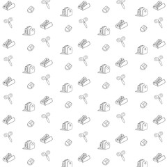 School pattern icon design background