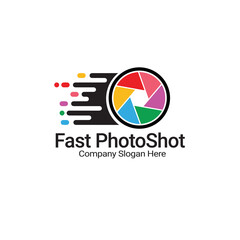 Modern Fast photography Logo Design.