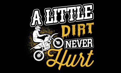 Dirt Bike T-shirt Design lovers