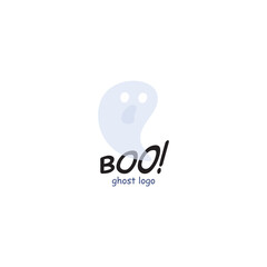 logo with a small transparent ghost