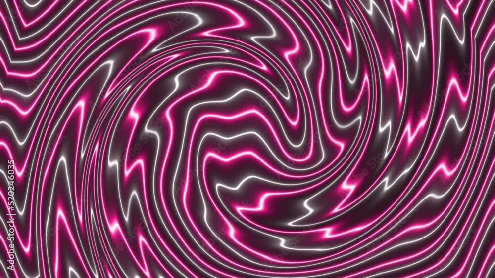 Poster neon line wave background animation. abstract line wave background animation.
