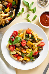 Ratatouille pasta salad