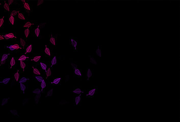Dark Purple vector sketch background.