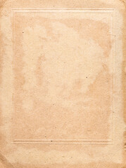 paper background - reverse side of retro photo passe-partout