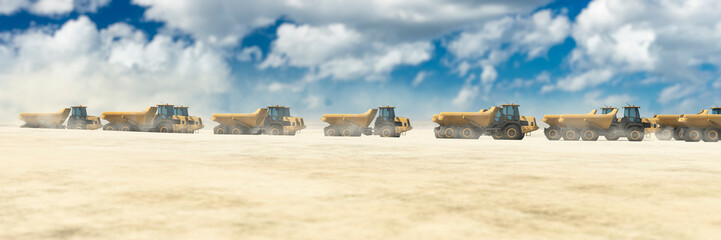 Obraz premium construction machines
