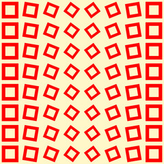 Squares background. Geometric ornament. Quadrangles backdrop. Polygons wallpaper. Checks motif. Digital paper. Textile print. Web design. Abstract image. Seamless pattern. Vector art work.