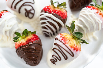 Chocolate dipped strawberries