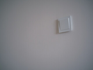 Wall switch. Energy crisis concept